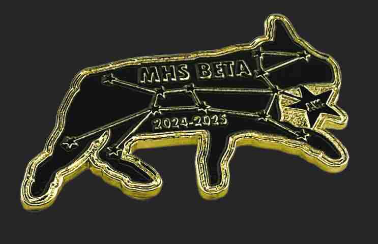 MHS Beta Club Trading Pin